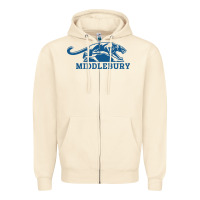 Sandshell middlebury panthers Zipper Hoodie - Craftify
