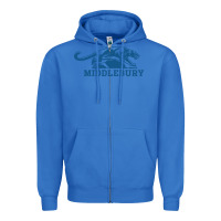 True Royal middlebury panthers Zipper Hoodie - Craftify