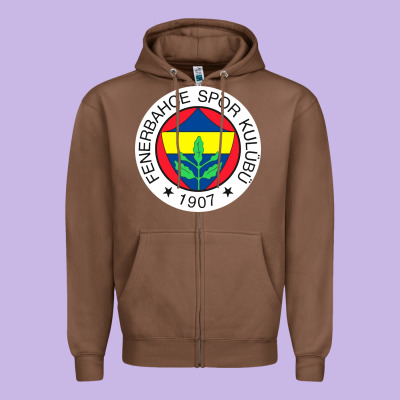 Fenerbahçe Pullover Zipper Hoodie Designed By Craftify