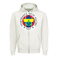 Oatmeal Heather fenerbahçe pullover Zipper Hoodie - Craftify