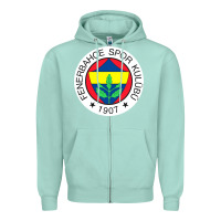 Seafoam fenerbahçe pullover Zipper Hoodie - Craftify