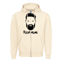 Sandshell Real Man Zipper Hoodie - Craftify