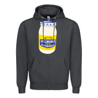 Smoke Mayonnaise Zipper Hoodie - Craftify