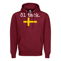 Burgundy Swedish Beer Please Ol Tack Zipper Hoodie - Craftify