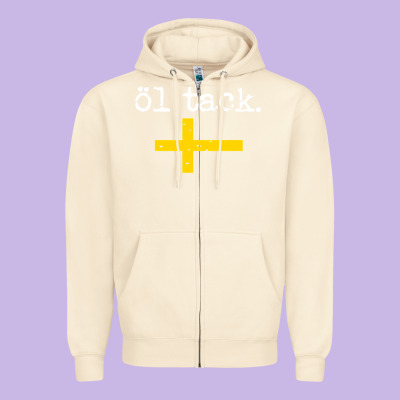 Swedish Beer Please Ol Tack Zipper Hoodie Designed By Craftify