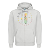 Dove Grey The Little Prince Zipper Hoodie - Craftify