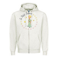 Oatmeal Heather The Little Prince Zipper Hoodie - Craftify