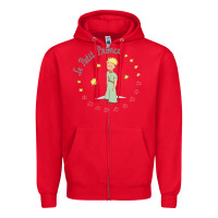 Red The Little Prince Zipper Hoodie - Craftify