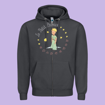 The Little Prince Zipper Hoodie Designed By Craftify