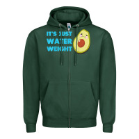 Sports Green nikocado avocado its just water weight diet avocado t shirt Zipper Hoodie - Craftify