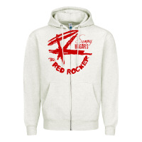 Red Rocker Music Zipper Hoodie | Teevron