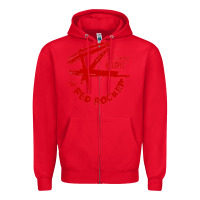 Red red rocker music Zipper Hoodie - Craftify