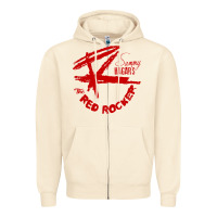 Sandshell red rocker music Zipper Hoodie - Craftify
