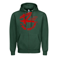 Sports Green red rocker music Zipper Hoodie - Craftify