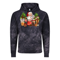 Cloud Black christmas santa coffee cups Vintage Hoodie - CowGirlArtShop