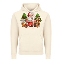 Vintage Artic christmas santa coffee cups Vintage Hoodie - CowGirlArtShop