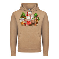 Vintage Coffee christmas santa coffee cups Vintage Hoodie - CowGirlArtShop