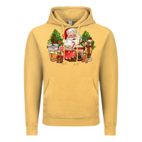 Vintage Mustard christmas santa coffee cups Vintage Hoodie - CowGirlArtShop