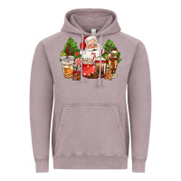 Vintage Zinc christmas santa coffee cups Vintage Hoodie - CowGirlArtShop