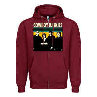 Burgundy Cowboy Junkies, Cowboy, Junkies, Cowboy Junkie, Cowboy Junkies vintage Zipper Hoodie - Craftify