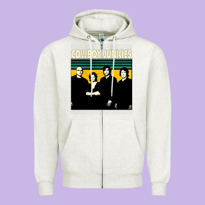Cowboy Junkies, Cowboy, Junkies, Cowboy Junkie, Cowboy Junkies Vintage Zipper Hoodie Designed By Craftify
