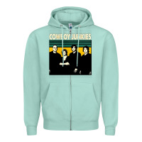 Seafoam Cowboy Junkies, Cowboy, Junkies, Cowboy Junkie, Cowboy Junkies vintage Zipper Hoodie - Craftify