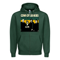 Sports Green Cowboy Junkies, Cowboy, Junkies, Cowboy Junkie, Cowboy Junkies vintage Zipper Hoodie - Craftify