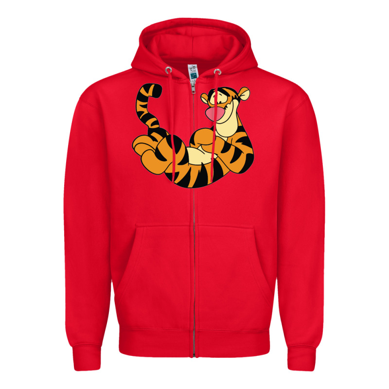 Tigger Zipper Hoodie by Craftify | Teevron