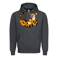 Smoke tigger Zipper Hoodie - Craftify