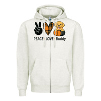 Oatmeal Heather personalized  for dog owner pet lover from Zipper Hoodie - Craftify