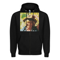 Black john denver estate releases unrele Zipper Hoodie - Craftify
