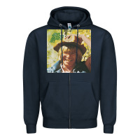 Navy john denver estate releases unrele Zipper Hoodie - Craftify