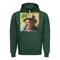 Sports Green john denver estate releases unrele Zipper Hoodie - Craftify