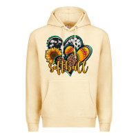 Pina Colada softball hearts Premium Hoodie - Jasminsmagicworld