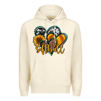 Softball Hearts Premium Hoodie | Teevron