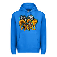 True Royal softball hearts Premium Hoodie - Jasminsmagicworld