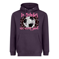 Plum in october we wear pink soccer Heavyweight Hoodie - BarkalooDesign