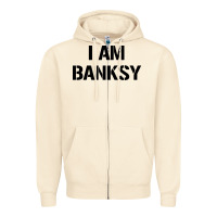 Sandshell i am banksy Zipper Hoodie - Craftify