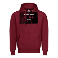 Burgundy De La Soul Cassette Tape Zipper Hoodie - Craftify