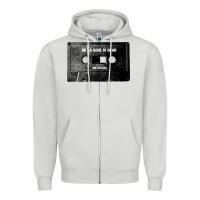 Dove Grey De La Soul Cassette Tape Zipper Hoodie - Craftify