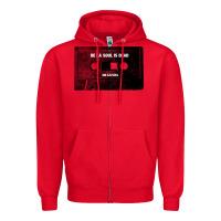 Red De La Soul Cassette Tape Zipper Hoodie - Craftify