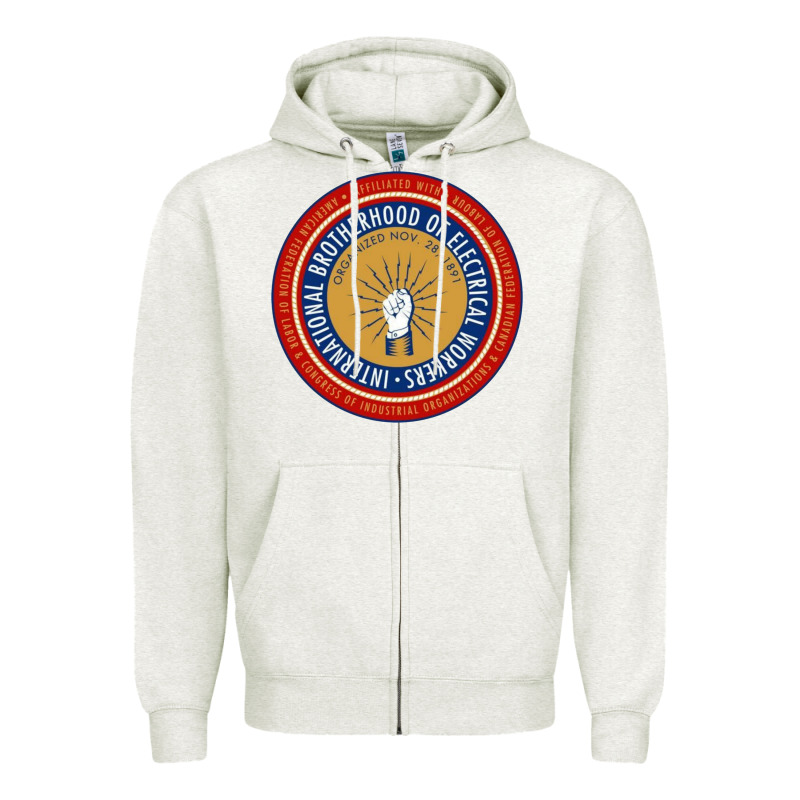 Ibew Electrician 1 Zipper Hoodie by Craftify | Teevron