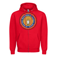 Red IBEW electrician 1 Zipper Hoodie - Craftify