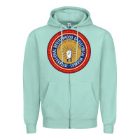 Seafoam IBEW electrician 1 Zipper Hoodie - Craftify