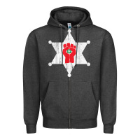 Charcoal Heather GONZOS SHERIFF HUNTERS S THOMPSON Zipper Hoodie - Craftify