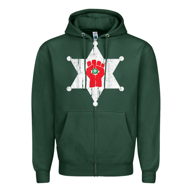 Gonzos Sheriff Hunters S Thompson Zipper Hoodie by Craftify | Teevron
