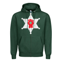 Sports Green GONZOS SHERIFF HUNTERS S THOMPSON Zipper Hoodie - Craftify