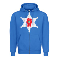 True Royal GONZOS SHERIFF HUNTERS S THOMPSON Zipper Hoodie - Craftify