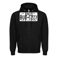 Black country love gilley's bud n sissy texas cowboy license gift raglan bas Zipper Hoodie - Craftify