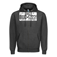 Charcoal Heather country love gilley's bud n sissy texas cowboy license gift raglan bas Zipper Hoodie - Craftify